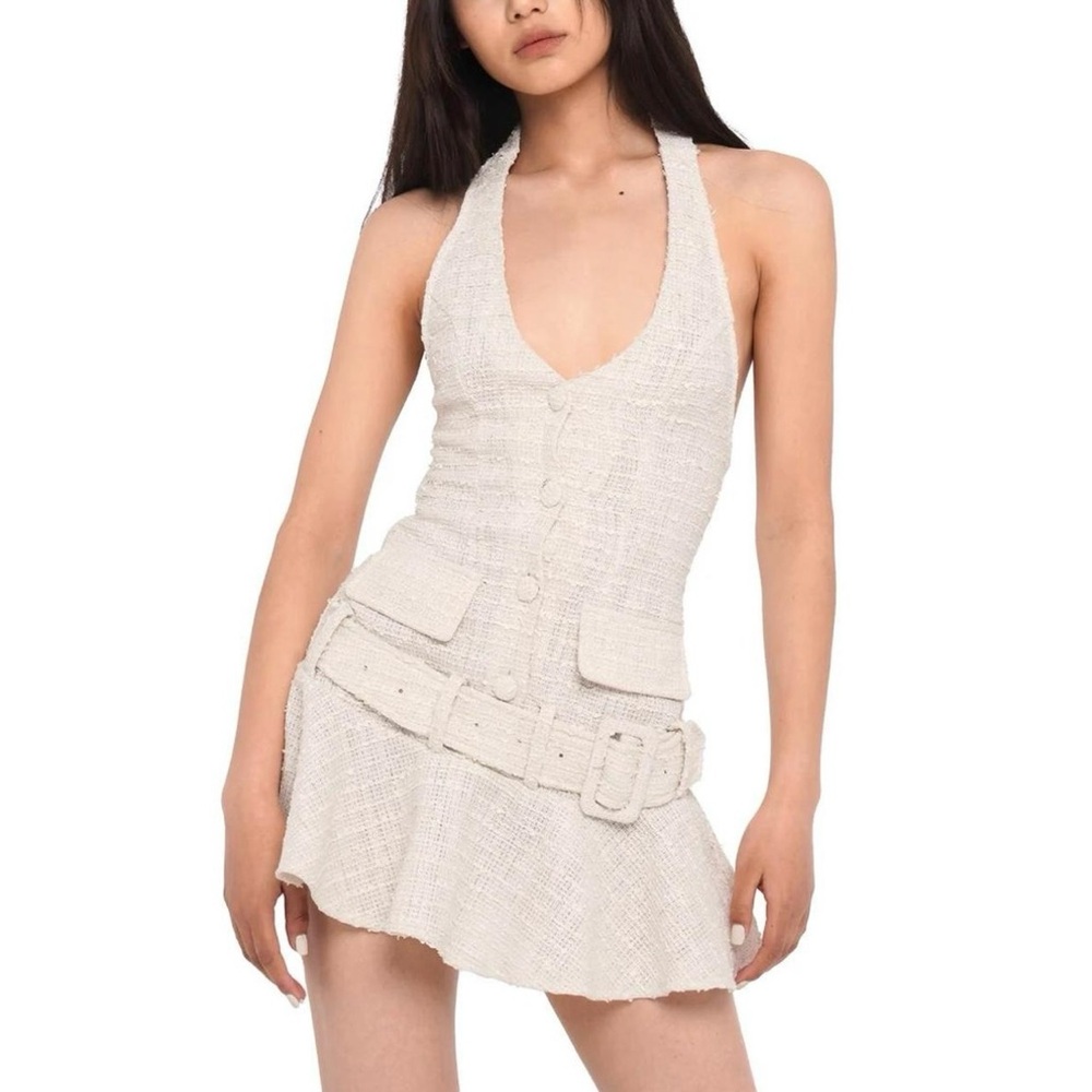 SOLD Sweet Chilling Halter mini dress